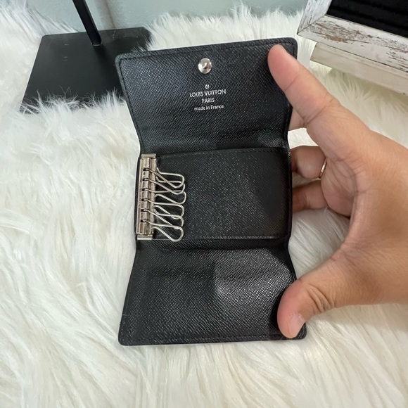 LOUIS vuitton 6 key holder damier graphite - Picture 14 of 16